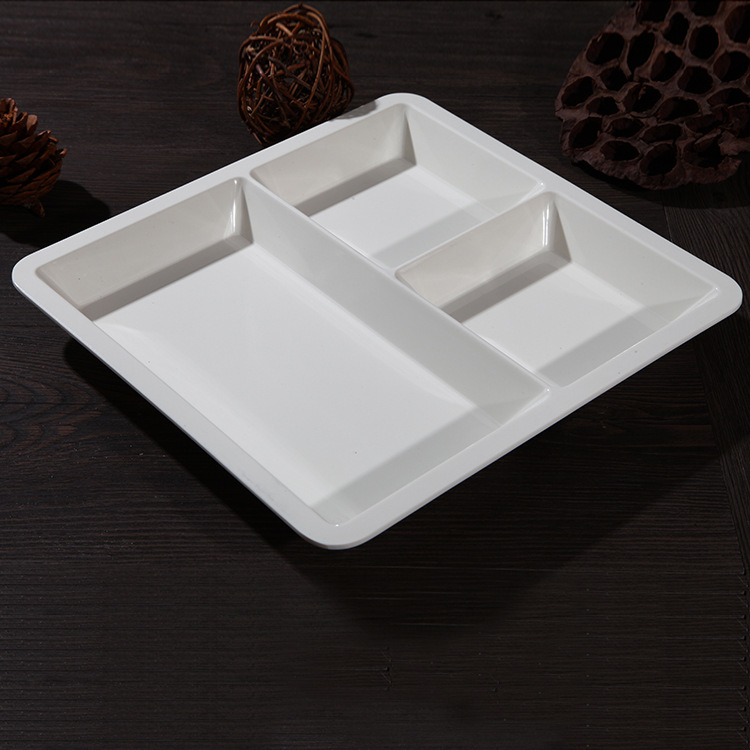 Melamine Divided Serving Tray